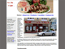 Tablet Screenshot of johnnysmeats.com